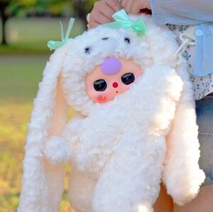 Sold Baby Three Backpack, Confirmed White Bunny